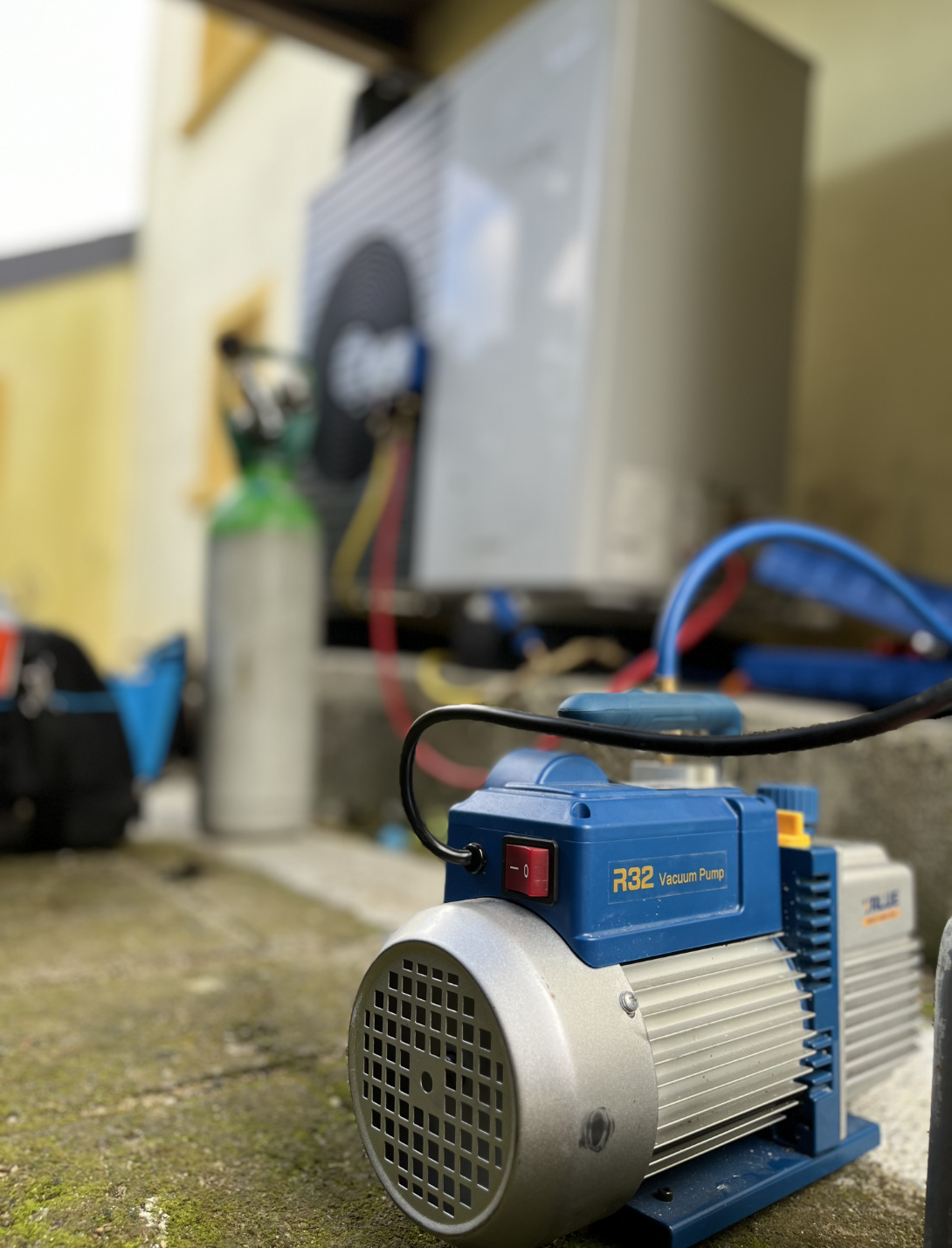 Mise en service d'une pompe à chaleur